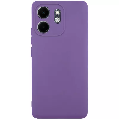 Чохол TPU GETMAN Liquid Silk Full Camera для Infinix Smart 9 4G / Hot 50i Фіолетовий / Amethyst