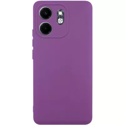 Чохол TPU GETMAN Liquid Silk Full Camera для Infinix Smart 9 4G / Hot 50i Фіолетовий / Grape