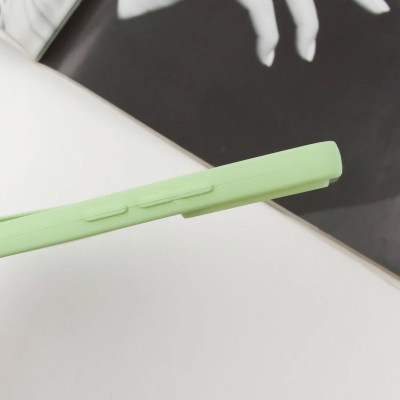 Чохол TPU GETMAN Liquid Silk Full Camera для Motorola Moto E13 Зелений / Pistachio