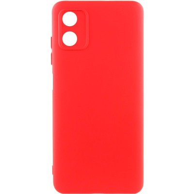 Чохол TPU GETMAN Liquid Silk Full Camera для Motorola Moto G04 / E14 Червоний / Red
