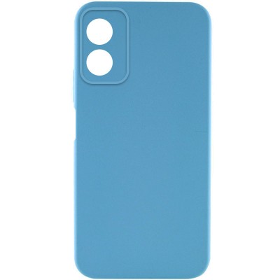 Чохол TPU GETMAN Liquid Silk Full Camera для Motorola Moto G24 Блакитний / Blue