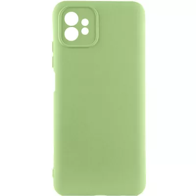 Чохол TPU GETMAN Liquid Silk Full Camera для Motorola Moto G32 Зелений / Pistachio
