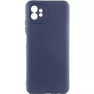 Чохол TPU GETMAN Liquid Silk Full Camera для Motorola Moto G32 Синій / Midnight Blue
