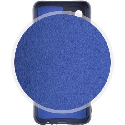Чохол TPU GETMAN Liquid Silk Full Camera для Motorola Moto G32 Синій / Midnight Blue