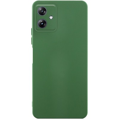 Чохол TPU GETMAN Liquid Silk Full Camera для Motorola Moto G54 Зелений / Dark green
