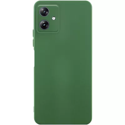 Чохол TPU GETMAN Liquid Silk Full Camera для Motorola Moto G54 Зелений / Dark green