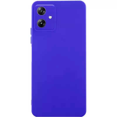 Чохол TPU GETMAN Liquid Silk Full Camera для Motorola Moto G54 Синій / Iris