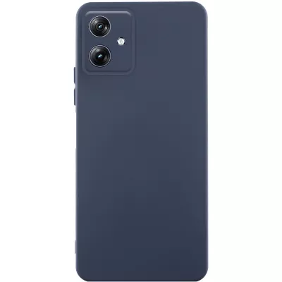 Чохол TPU GETMAN Liquid Silk Full Camera для Motorola Moto G54 Синій / Midnight Blue