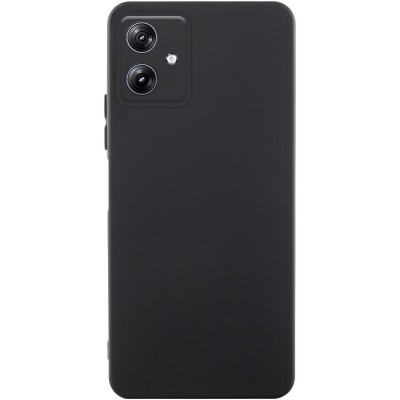 Чохол TPU GETMAN Liquid Silk Full Camera для Motorola Moto G54 Чорний / Black