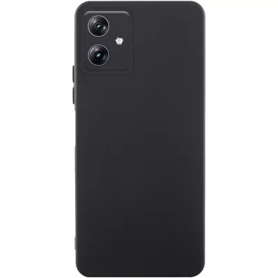 Чохол TPU GETMAN Liquid Silk Full Camera для Motorola Moto G54 Чорний / Black
