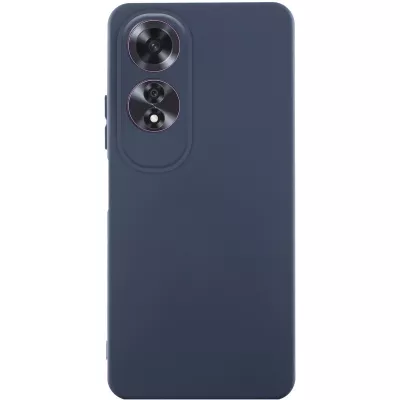 Чохол TPU GETMAN Liquid Silk Full Camera для Oppo A60 4G Синій / Midnight Blue