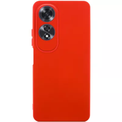 Чохол TPU GETMAN Liquid Silk Full Camera для Oppo A60 4G Червоний / Red