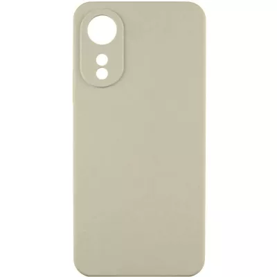 Чохол TPU GETMAN Liquid Silk Full Camera для Oppo A78 4G Песочный / Sand