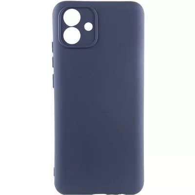 Чохол TPU GETMAN Liquid Silk Full Camera для Samsung Galaxy A04e Синій / Midnight Blue
