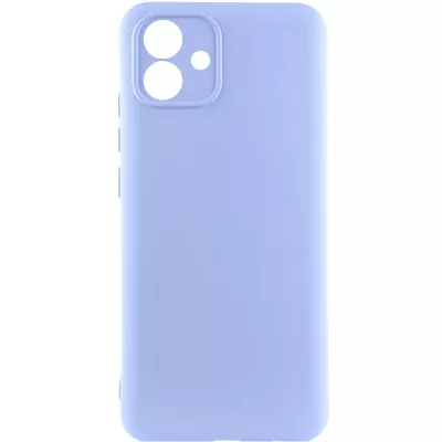 Чохол TPU GETMAN Liquid Silk Full Camera для Samsung Galaxy A05 Бузковий / Light purple