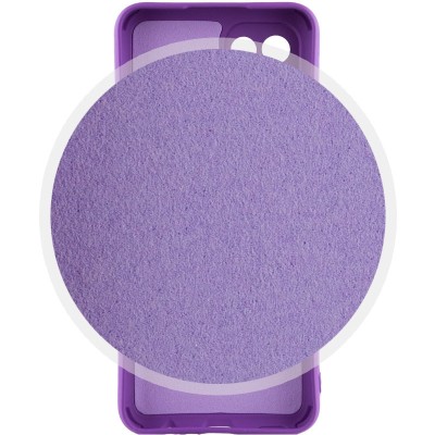 Чохол TPU GETMAN Liquid Silk Full Camera для Samsung Galaxy A05 Фіолетовий / Purple