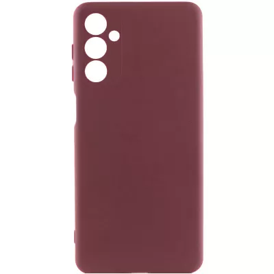 Чохол TPU GETMAN Liquid Silk Full Camera для Samsung Galaxy A05s Бордовий / Marsala