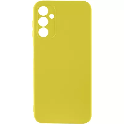 Чохол TPU GETMAN Liquid Silk Full Camera для Samsung Galaxy A05s Жовтий / Flash