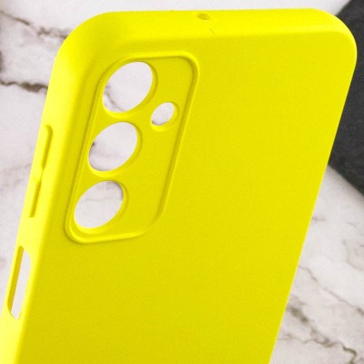 Чохол TPU GETMAN Liquid Silk Full Camera для Samsung Galaxy A05s Жовтий / Flash