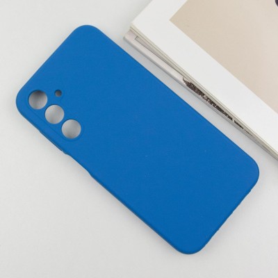 Чохол TPU GETMAN Liquid Silk Full Camera для Samsung Galaxy A05s Синій / Navy Blue