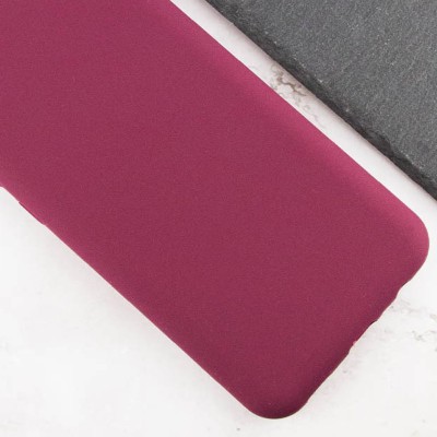 Чохол TPU GETMAN Liquid Silk Full Camera для Samsung Galaxy A06 Бордовий / Marsala