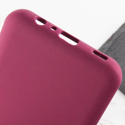 Чохол TPU GETMAN Liquid Silk Full Camera для Samsung Galaxy A06 Бордовий / Marsala