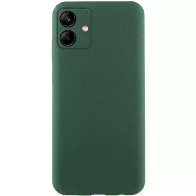 Чохол TPU GETMAN Liquid Silk Full Camera для Samsung Galaxy A06 Зелений / Dark green