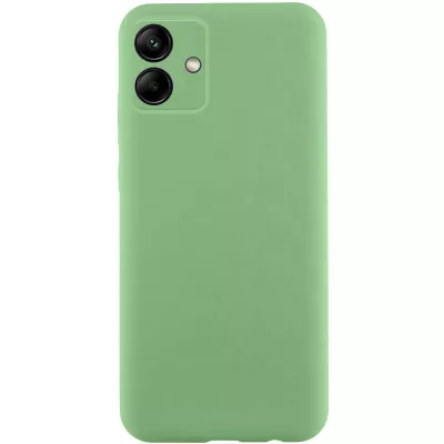 Чохол TPU GETMAN Liquid Silk Full Camera для Samsung Galaxy A06 Зелений / Pistachio