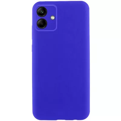 Чохол TPU GETMAN Liquid Silk Full Camera для Samsung Galaxy A06 Синій / Iris