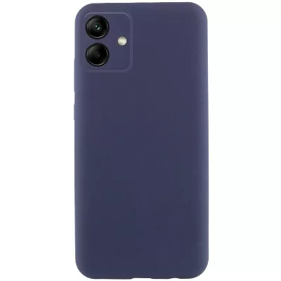 Чохол TPU GETMAN Liquid Silk Full Camera для Samsung Galaxy A06 Синій / Midnight Blue