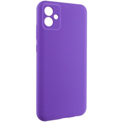 Чохол TPU GETMAN Liquid Silk Full Camera для Samsung Galaxy A06 Фіолетовий / Purple