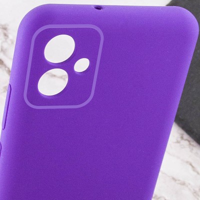 Чохол TPU GETMAN Liquid Silk Full Camera для Samsung Galaxy A06 Фіолетовий / Purple