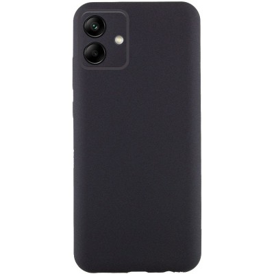 Чохол TPU GETMAN Liquid Silk Full Camera для Samsung Galaxy A06 Чорний / Black