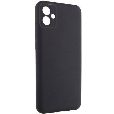Чохол TPU GETMAN Liquid Silk Full Camera для Samsung Galaxy A06 Чорний / Black