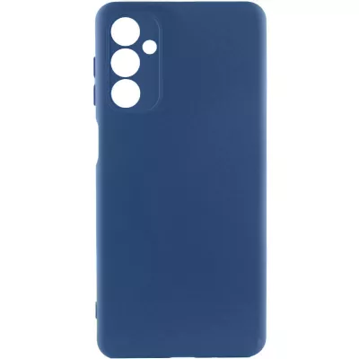 Чохол TPU GETMAN Liquid Silk Full Camera для Samsung Galaxy A15 4G/5G / M15 5G Синій / Navy Blue