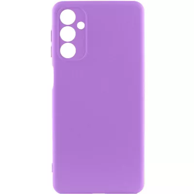 Чохол TPU GETMAN Liquid Silk Full Camera для Samsung Galaxy A15 4G/5G / M15 5G Фіолетовий / Purple