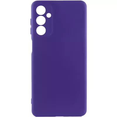 Чохол TPU GETMAN Liquid Silk Full Camera для Samsung Galaxy A15 4G/5G / M15 5G Фіолетовий / Ultra Violet