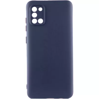Чохол TPU GETMAN Liquid Silk Full Camera для Samsung Galaxy A31 Синій / Midnight Blue