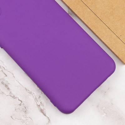 Чохол TPU GETMAN Liquid Silk Full Camera для Samsung Galaxy A31 Фіолетовий / Purple