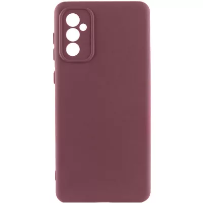 Чохол TPU GETMAN Liquid Silk Full Camera для Samsung Galaxy A35 Бордовий / Marsala