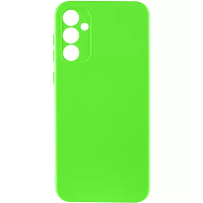 Чохол TPU GETMAN Liquid Silk Full Camera для Samsung Galaxy A35 Салатовий / Neon Green