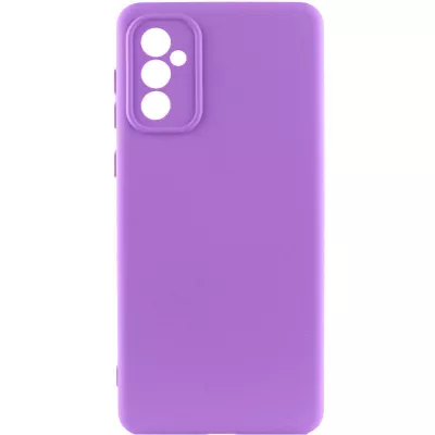 Чохол TPU GETMAN Liquid Silk Full Camera для Samsung Galaxy A35 Фіолетовий / Purple