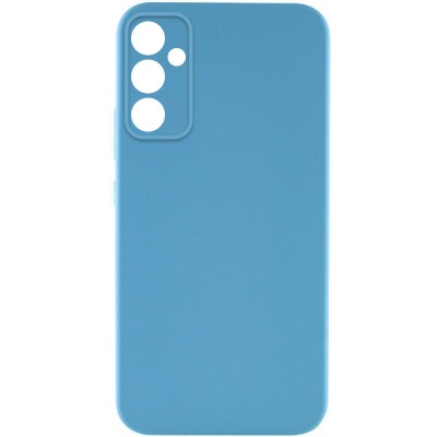Чохол TPU GETMAN Liquid Silk Full Camera для Samsung Galaxy A36 5G Блакитний / Blue