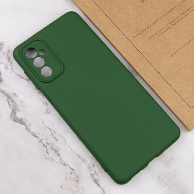 Чохол TPU GETMAN Liquid Silk Full Camera для Samsung Galaxy A36 5G Зелений / Dark green