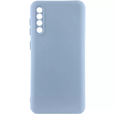 Чохол TPU GETMAN Liquid Silk Full Camera для Samsung Galaxy A50 (A505F) / A50s / A30s Блакитний / Lilac Blue
