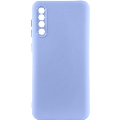 Чохол TPU GETMAN Liquid Silk Full Camera для Samsung Galaxy A50 (A505F) / A50s / A30s Бузковий / Light purple