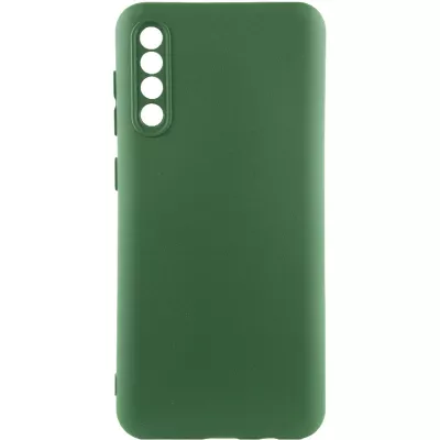 Чохол TPU GETMAN Liquid Silk Full Camera для Samsung Galaxy A50 (A505F) / A50s / A30s Зелений / Dark green