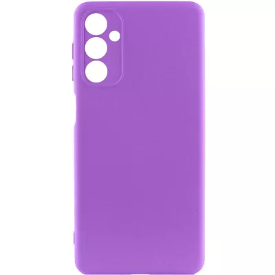 Чохол TPU GETMAN Liquid Silk Full Camera для Samsung Galaxy A54 5G Фіолетовий / Purple