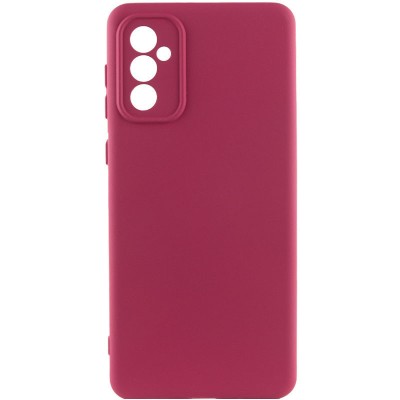 Чохол TPU GETMAN Liquid Silk Full Camera для Samsung Galaxy A55 Бордовий / Marsala