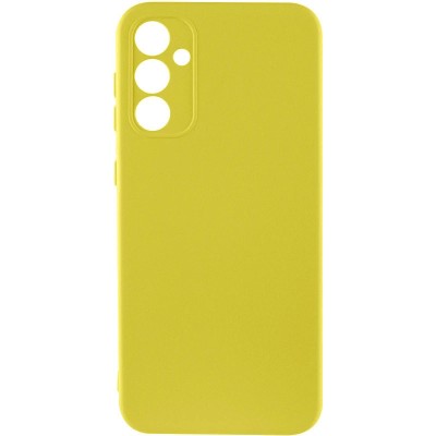 Чохол TPU GETMAN Liquid Silk Full Camera для Samsung Galaxy A55 Жовтий / Flash